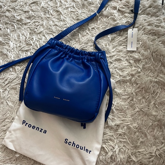 Proenza Schouler cobalt leather crossbody bag - Picture 3 of 5
